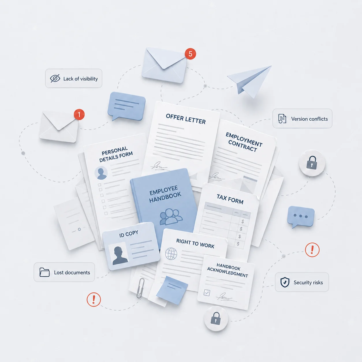Document chaos visual